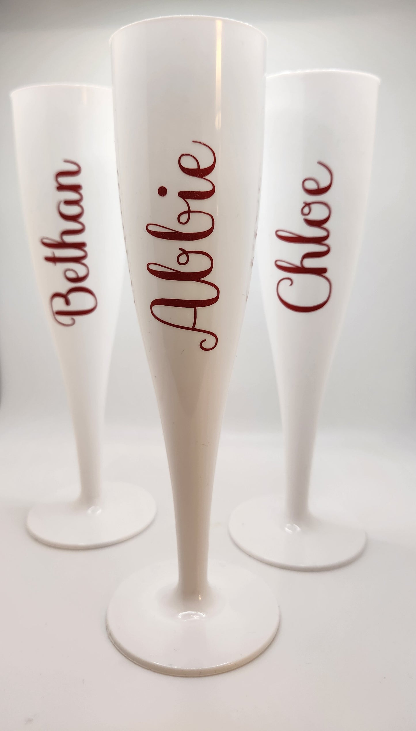 Christmas Novelty Champagne Flutes